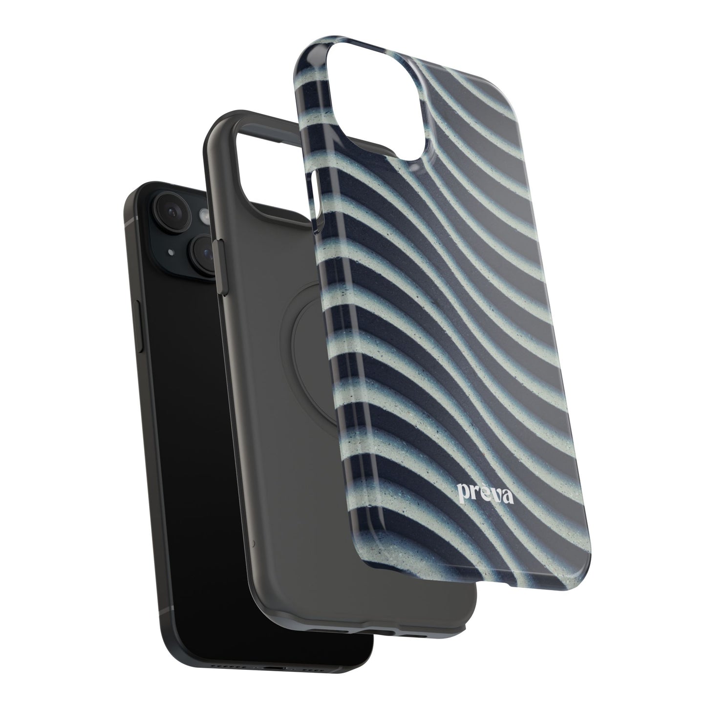 Navy Waves Phone Case