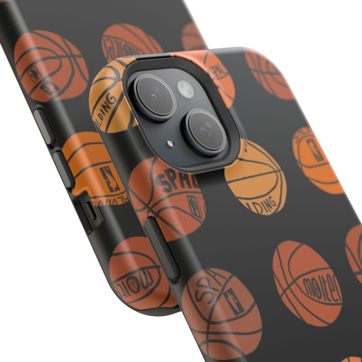 Black Basketball Phone Case