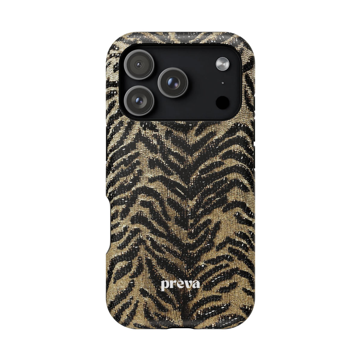 Phone Case — Impact‑Resistant Tiger Print Rug Texture