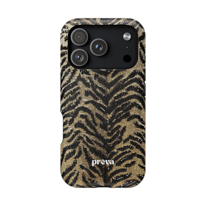 Phone Case — Impact‑Resistant Tiger Print Rug Texture