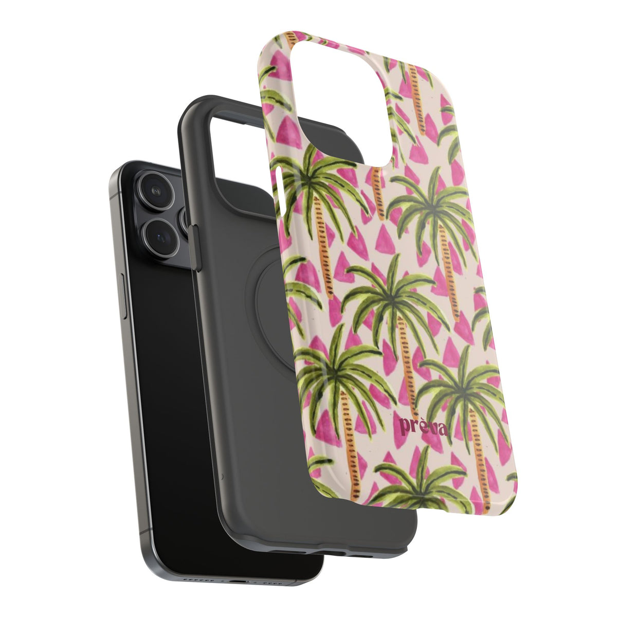 Phone Case — Pink Palm Tree Impact-Resistant Protector