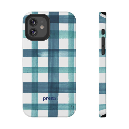Teal Plaid Phone Case