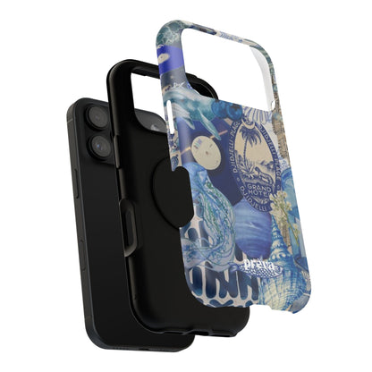 Blue Night Collage Phone Case