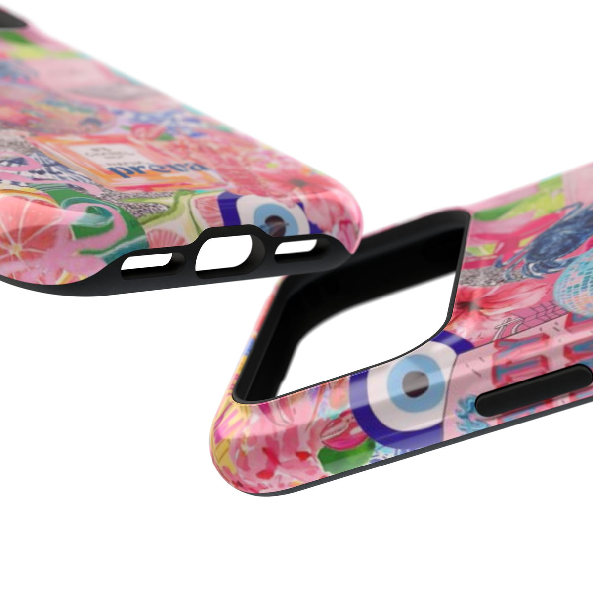 Floral & Pink Collage Phone Case