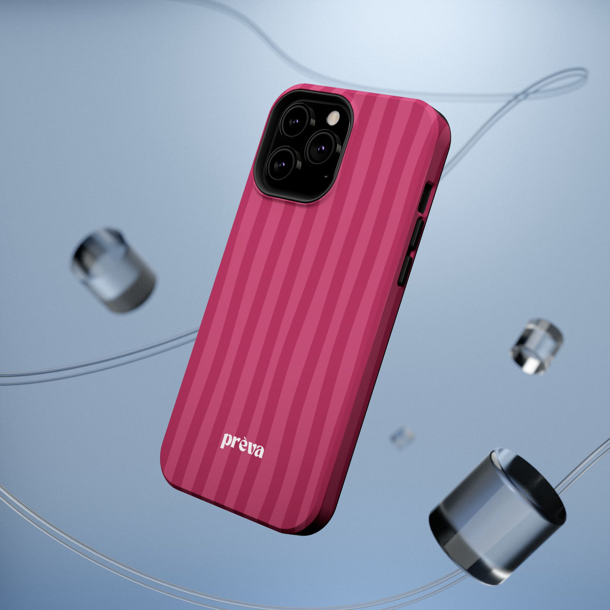 Magenta Stripes Phone Case