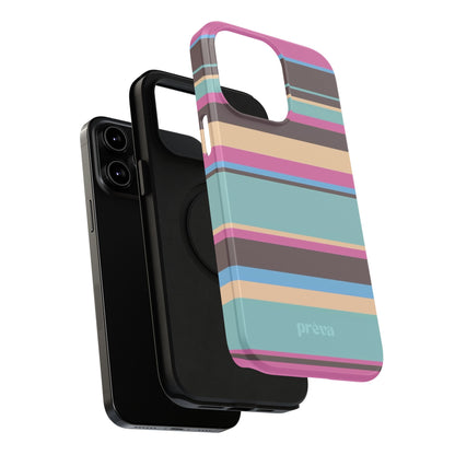 Cocoa Palm Stripes Phone Case