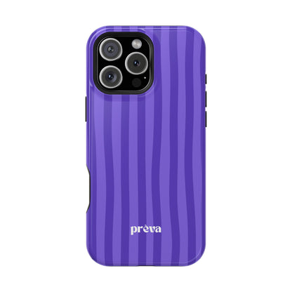 Dark Purple Stripes Phone Case
