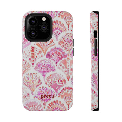 Pink Shell Watercolor Phone Case