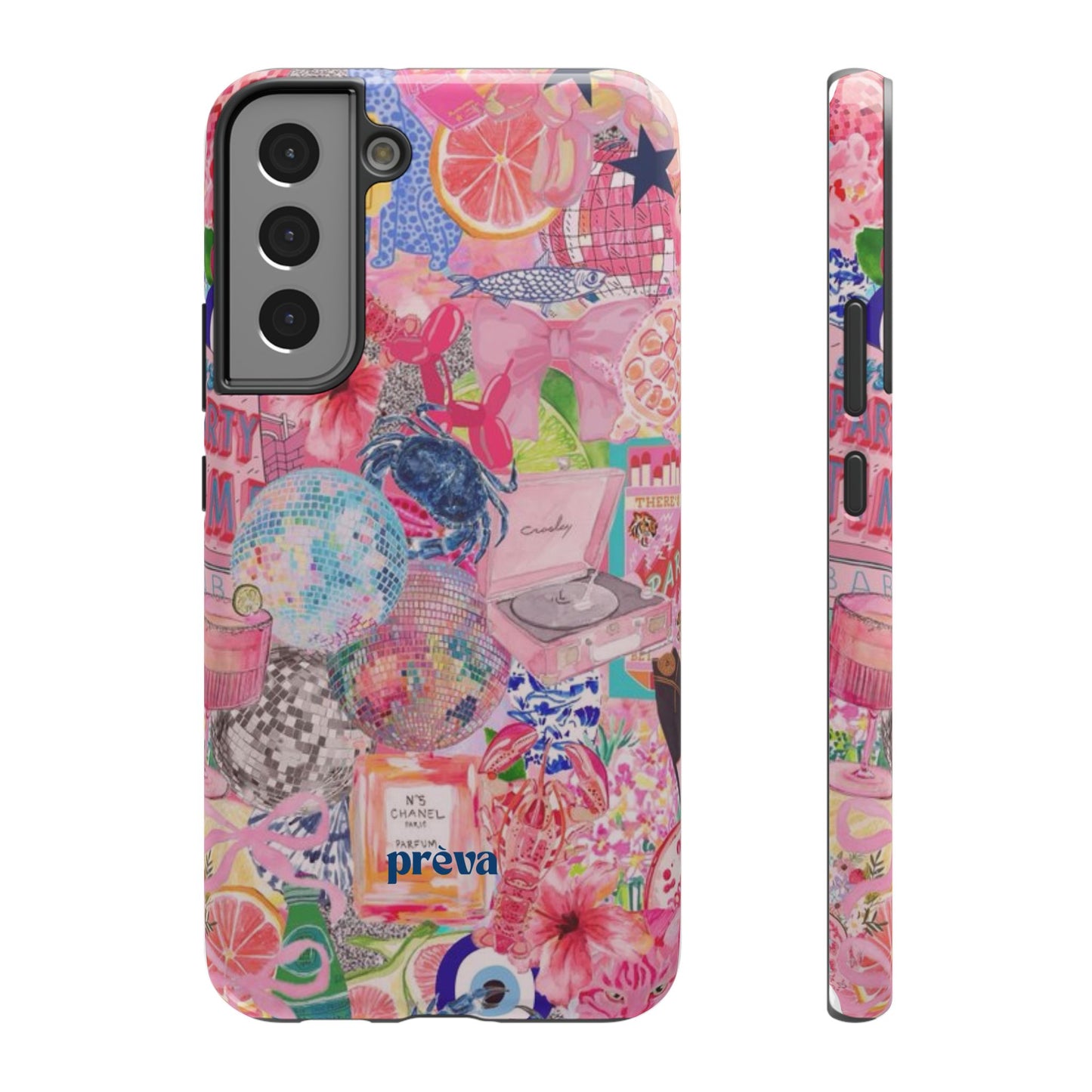 Floral & Pink Collage Phone Case