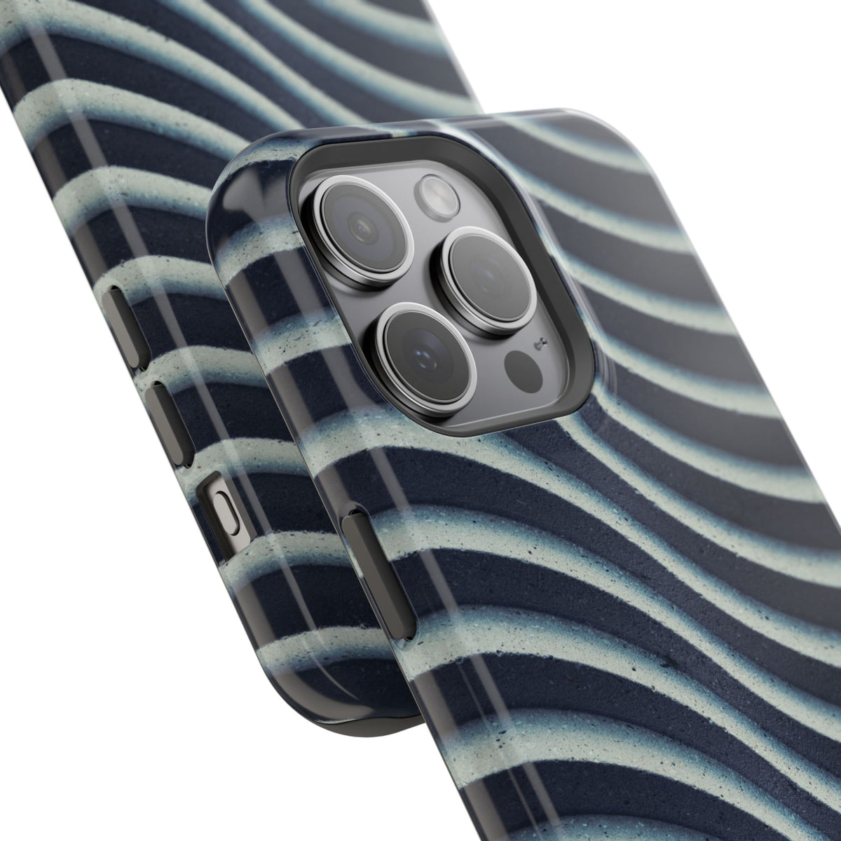 Navy Waves Phone Case