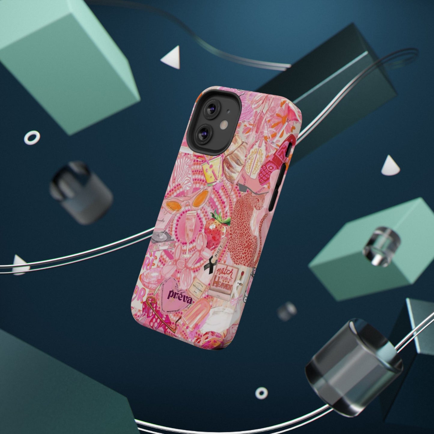 Pink Collage Phone Case