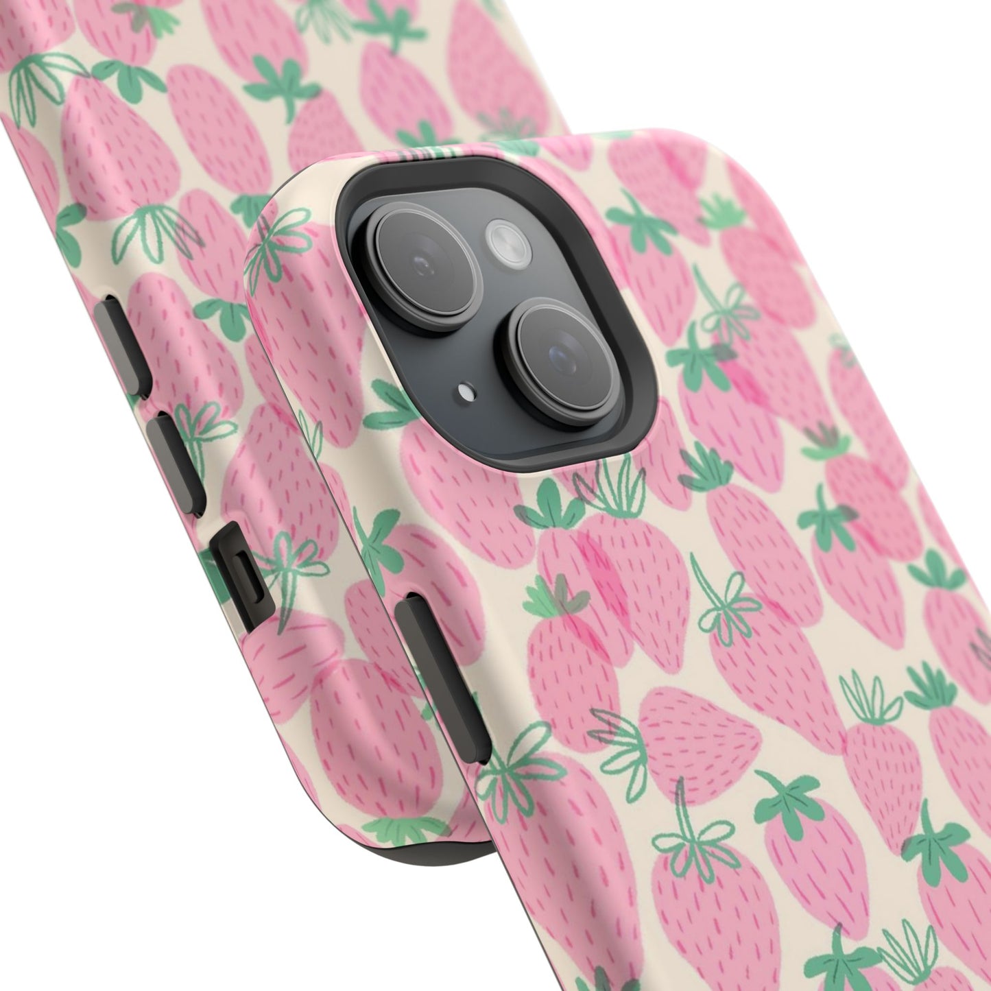 Pink Strawberry Phone Case