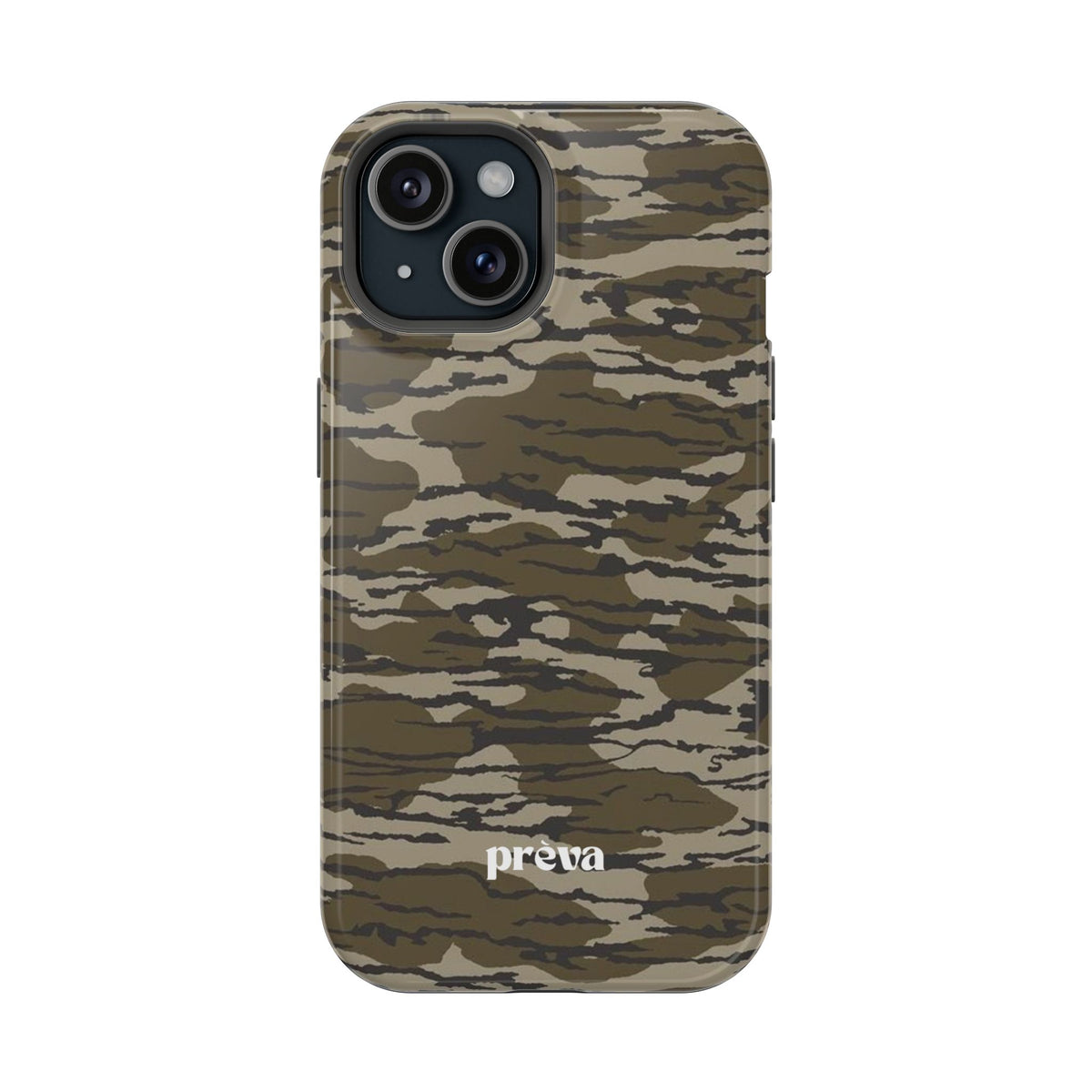 Camo Impact-Resistant Phone Case — Military Green Rugged Protection