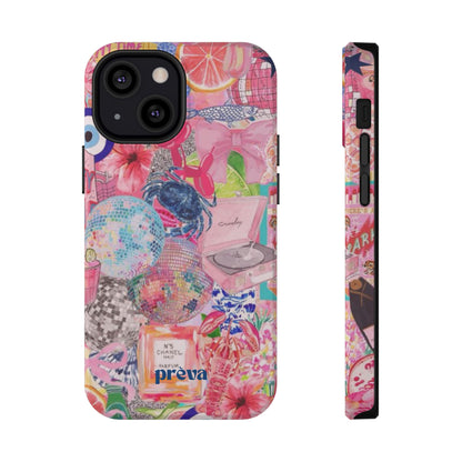 Floral & Pink Collage Phone Case