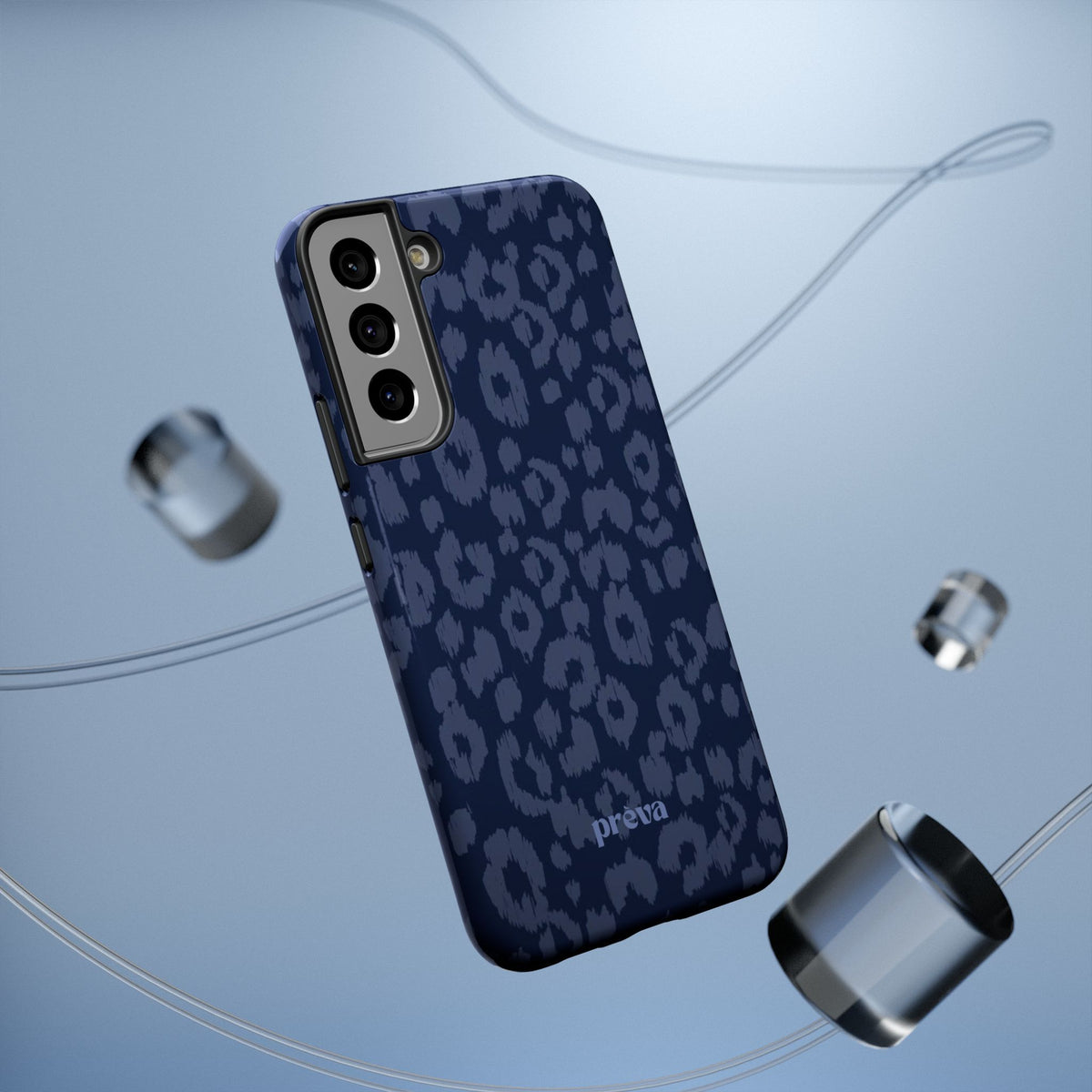 Navy Leopard  Phone Case