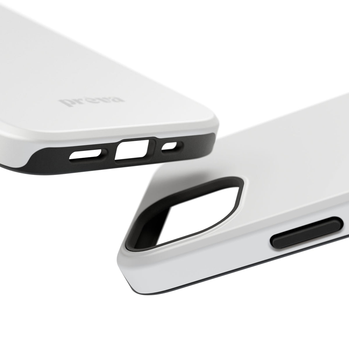 White & Grey Phone Case
