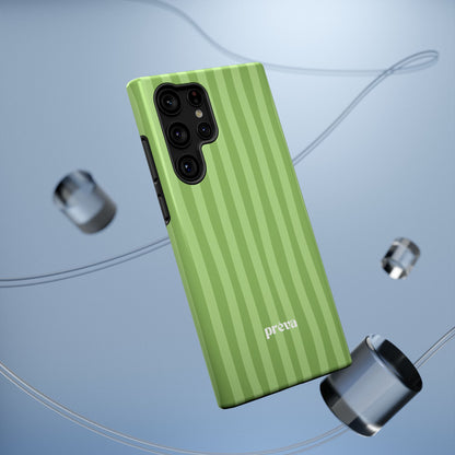 Light Green Stripes Phone Case