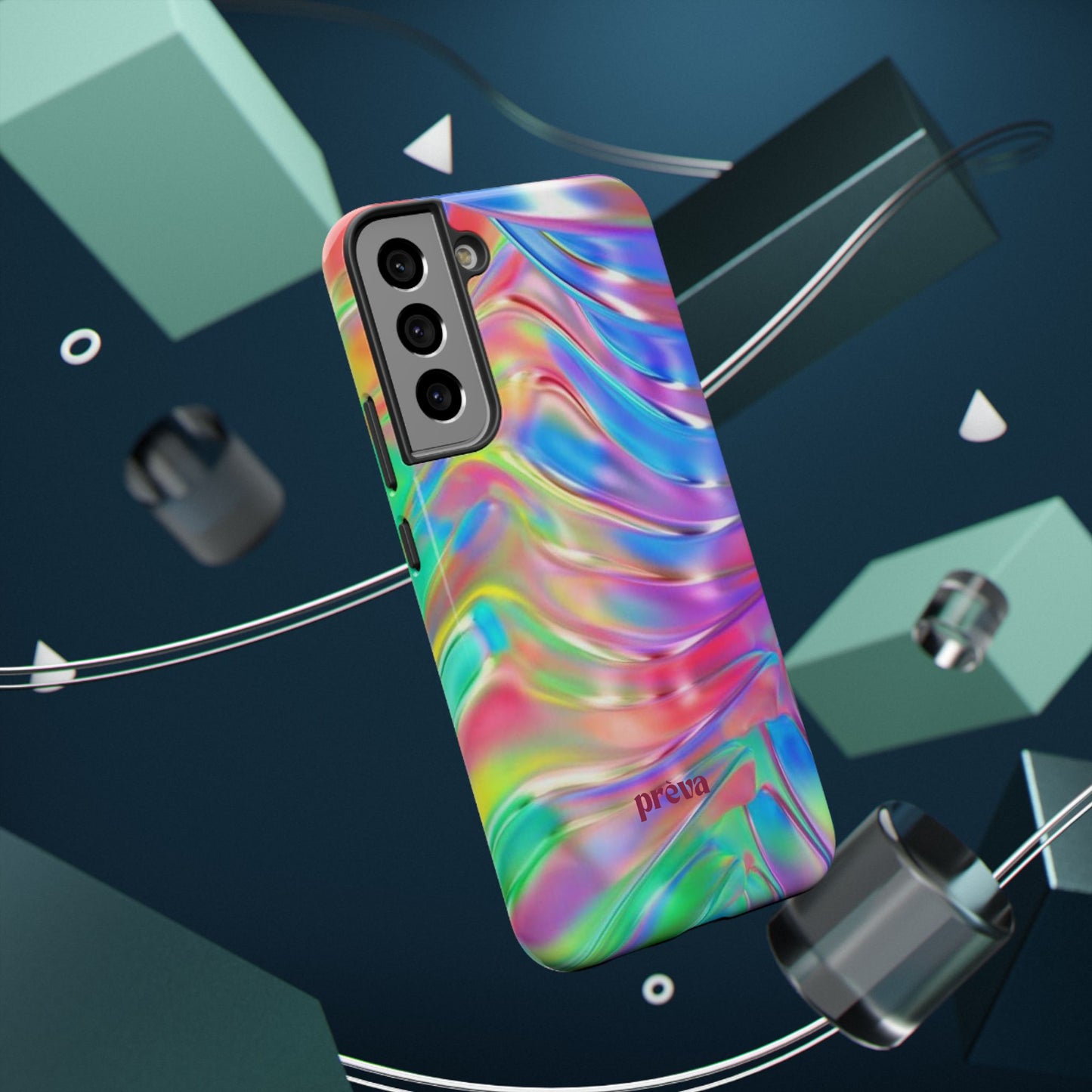 Iridescent Swirl Phone Case