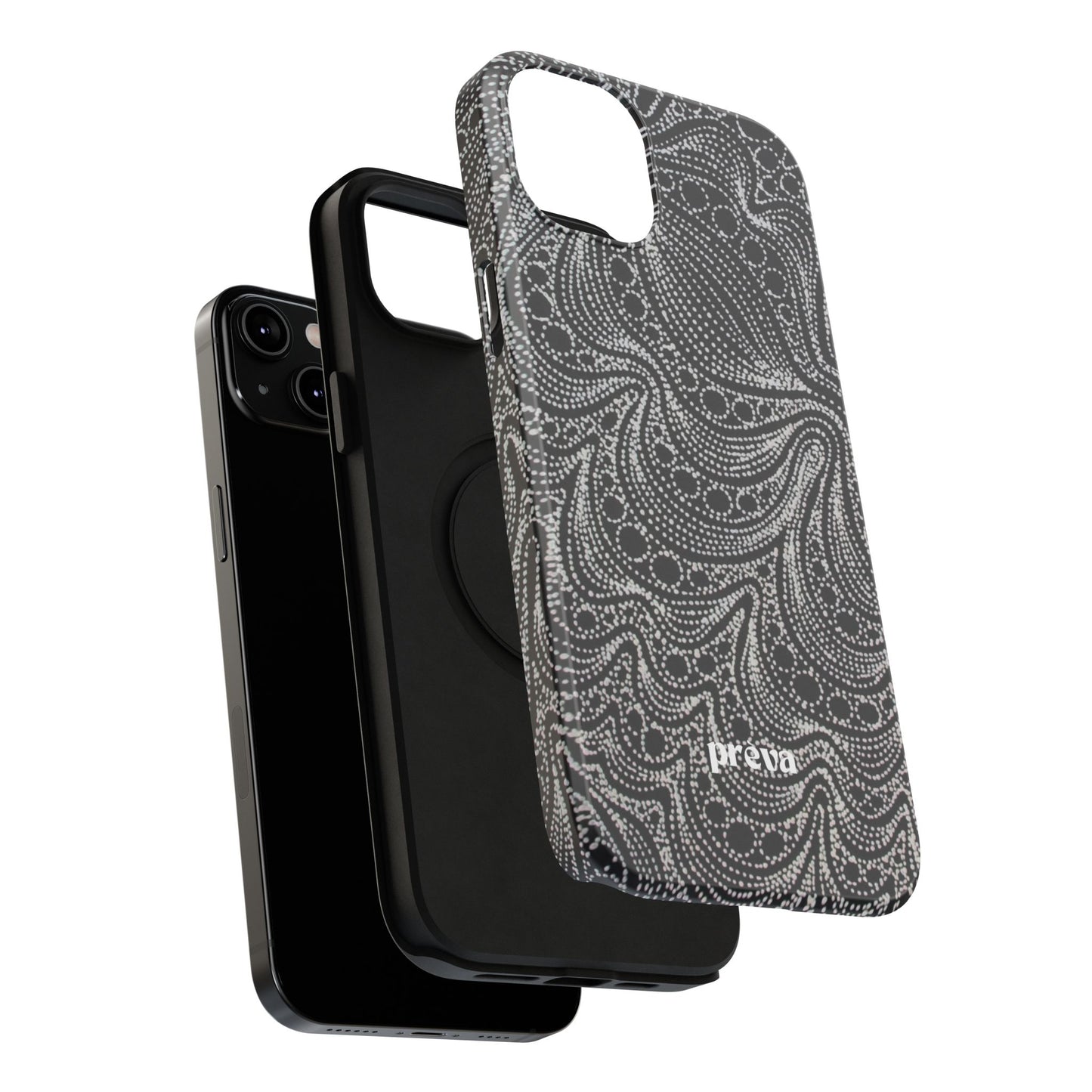 Abstract Midnight Lace Phone Case