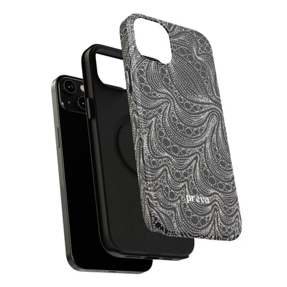 Abstract Midnight Lace Phone Case