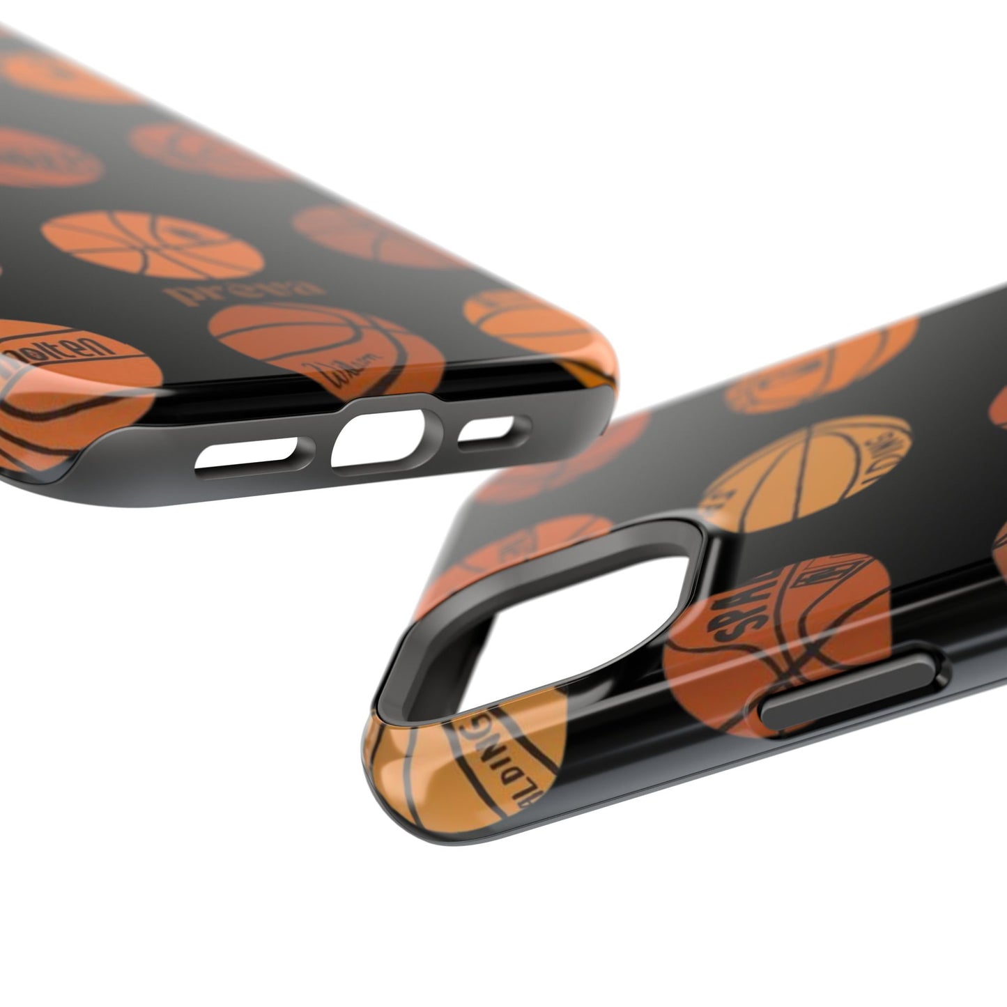Black Basketball Phone Case