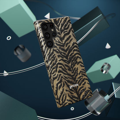 Phone Case — Impact‑Resistant Tiger Print Rug Texture