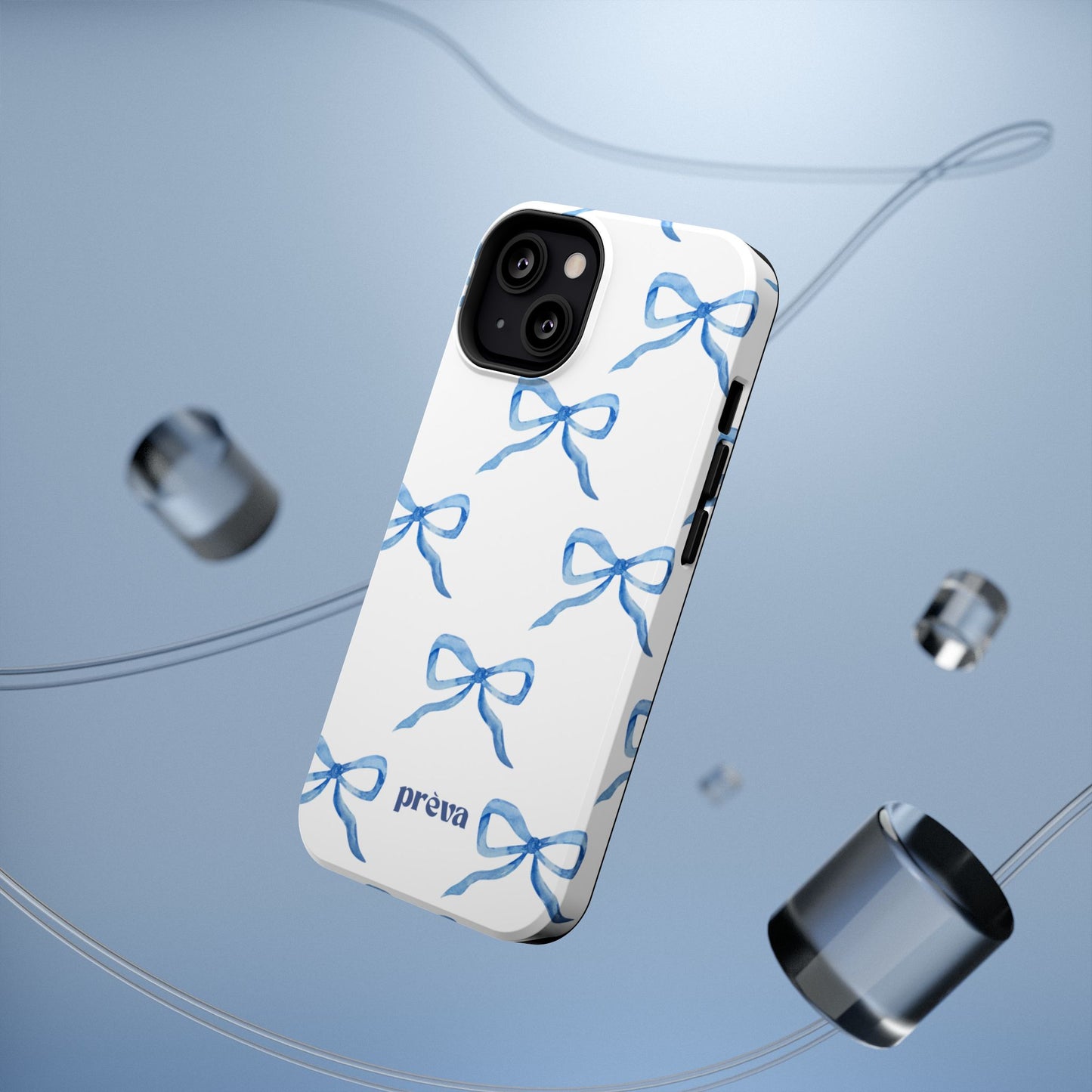 Blue Bow Phone Case