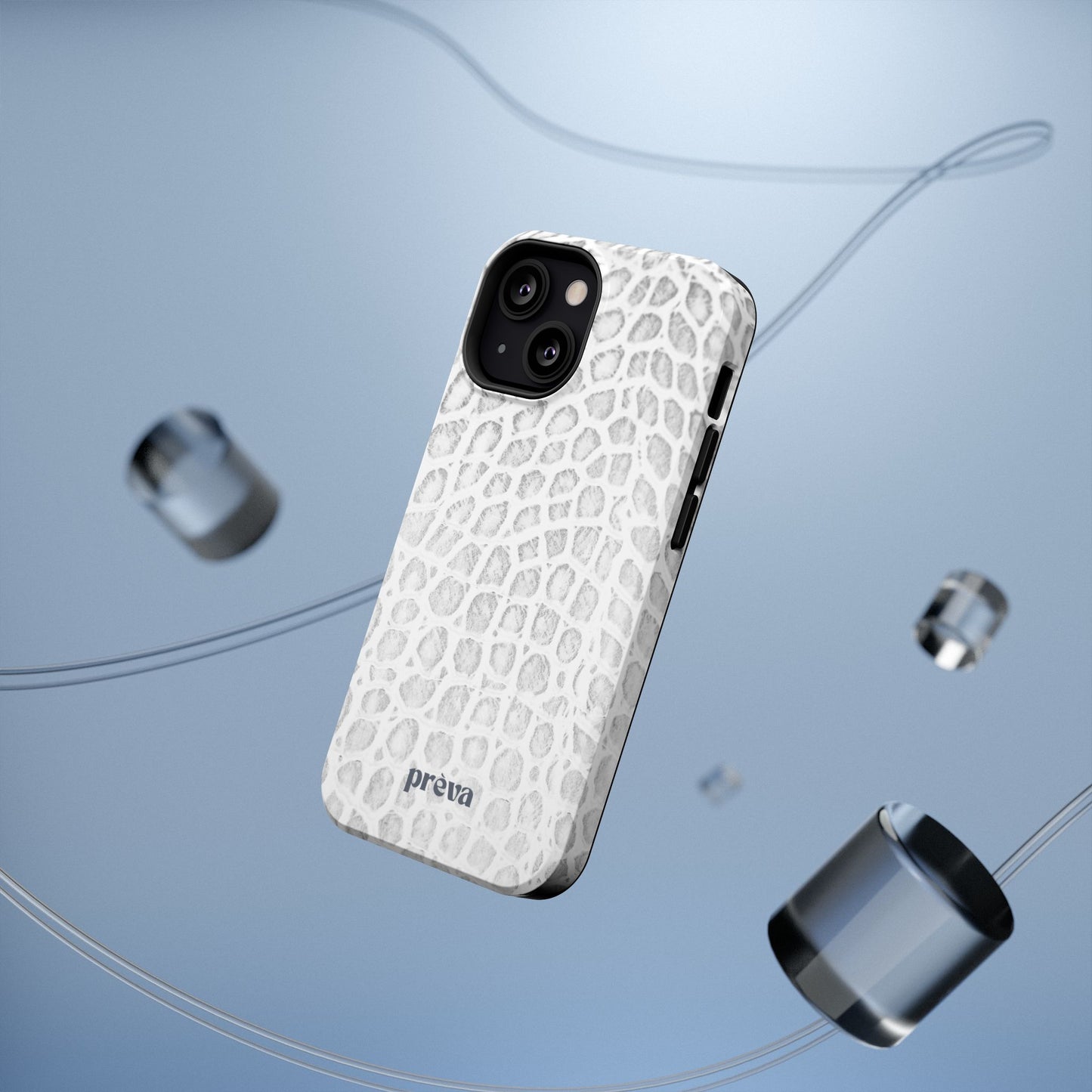 White Snake Phone Case