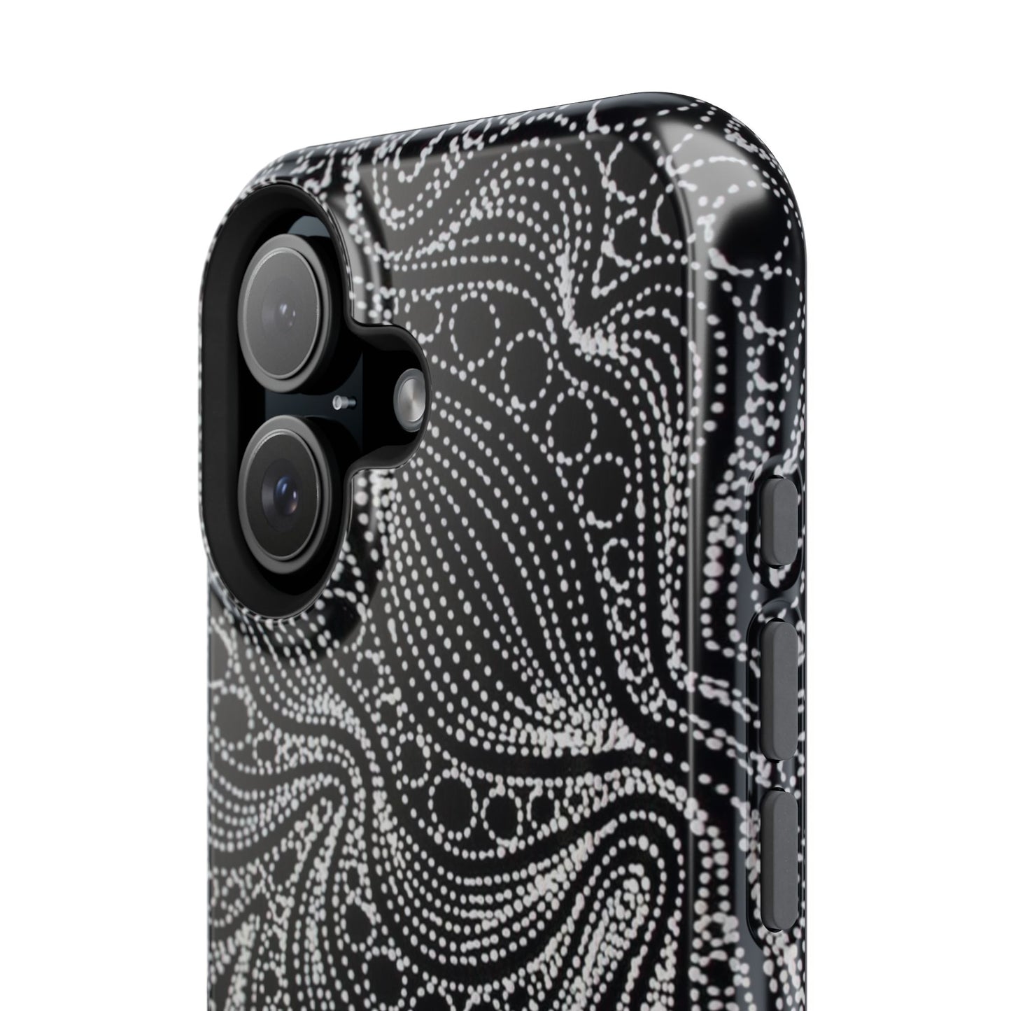 Abstract Midnight Lace Phone Case