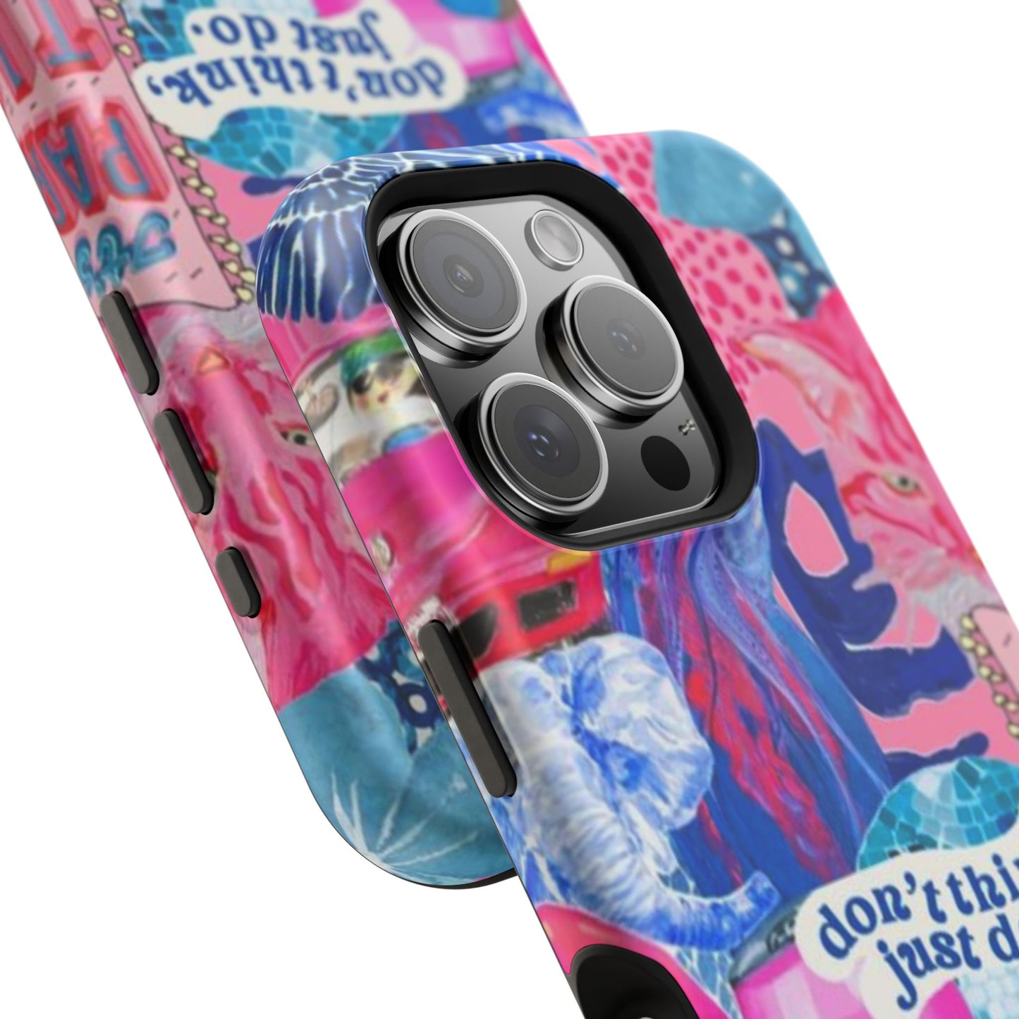 Vibrant Galaxy Collage Phone Case