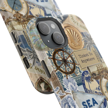 Neutral Travel Collage Phone Case