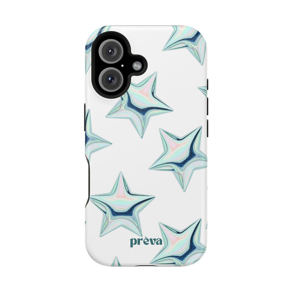White Starburst Phone Case