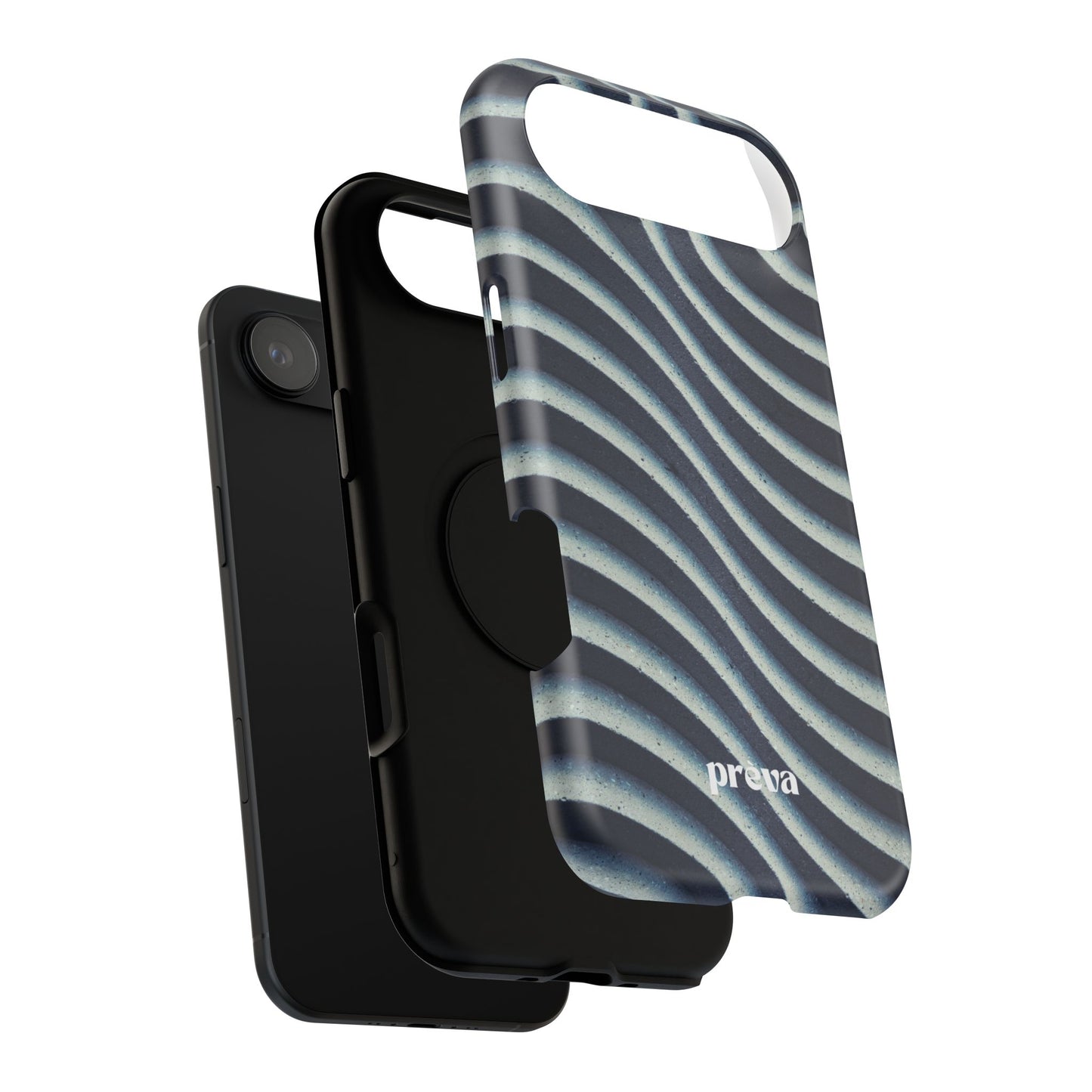 Navy Waves Phone Case