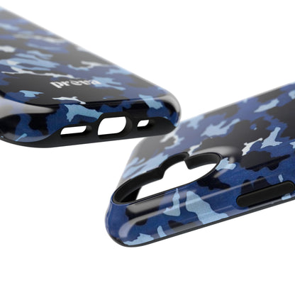 Blue Camo Phone Case