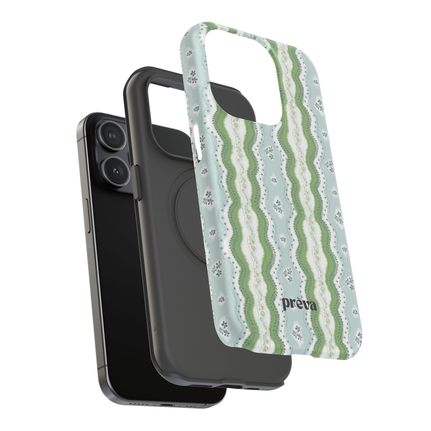 Green Waves Phone Case