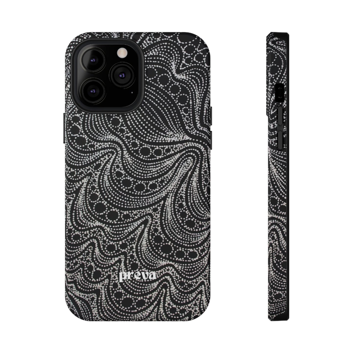 Abstract Midnight Lace Phone Case