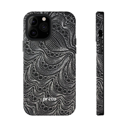 Abstract Midnight Lace Phone Case