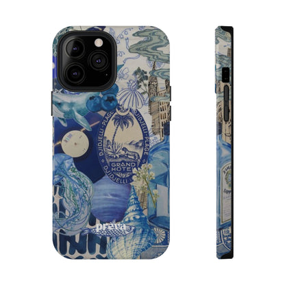 Blue Night Collage Phone Case