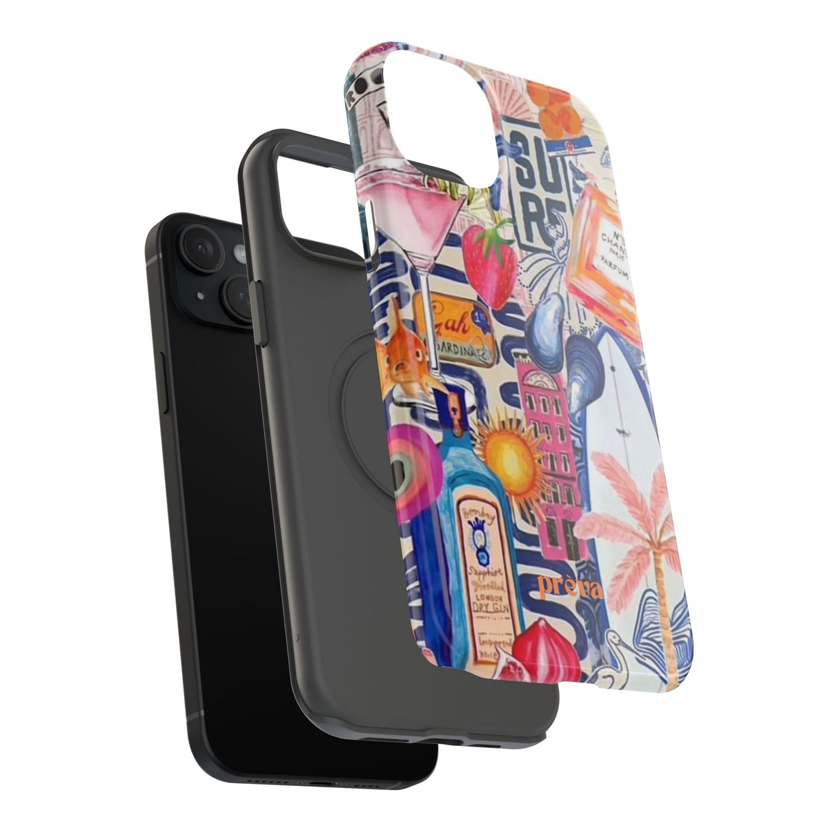 Tropical Beach Collage Phone Case