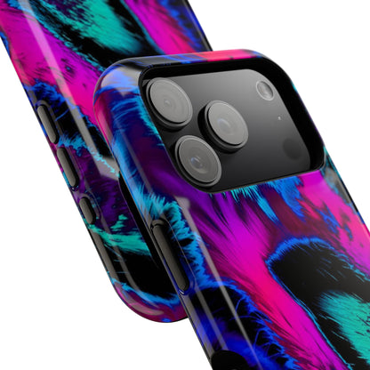Neon Swirl Phone Case