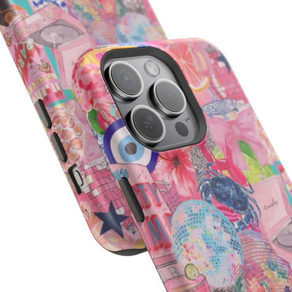 Floral & Pink Collage Phone Case