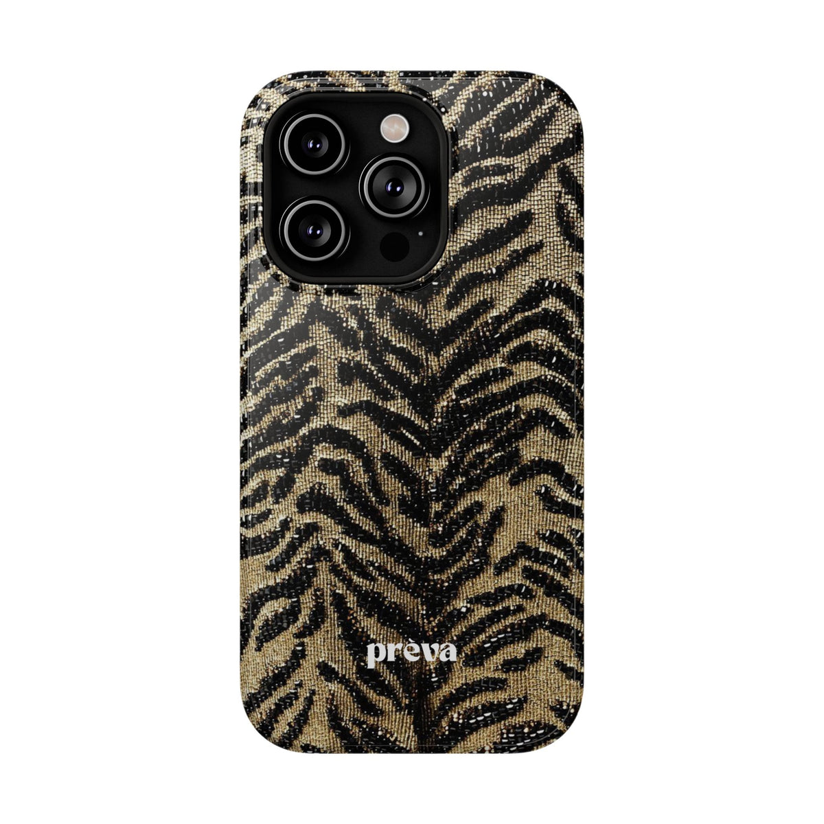 Phone Case — Impact‑Resistant Tiger Print Rug Texture