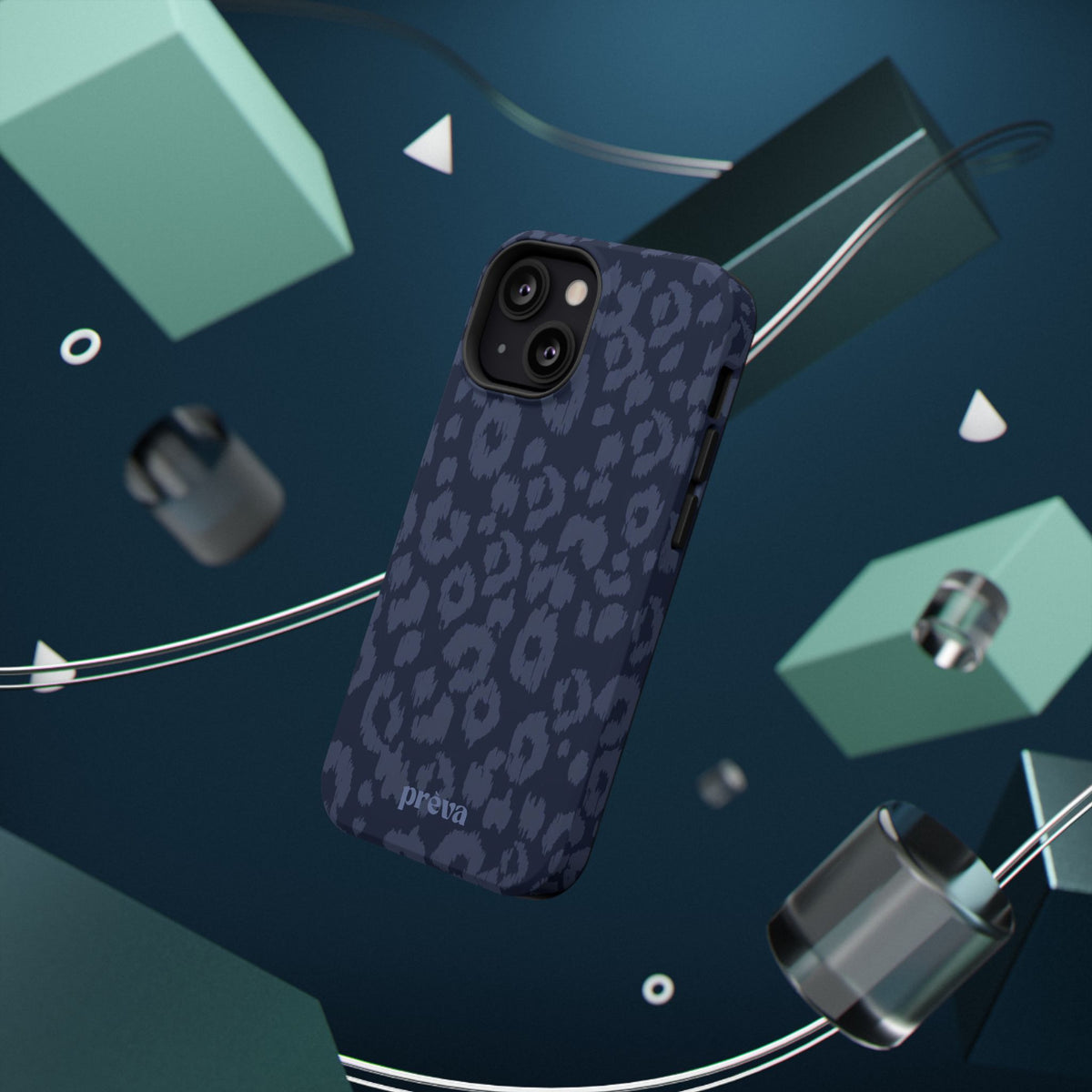 Navy Leopard  Phone Case