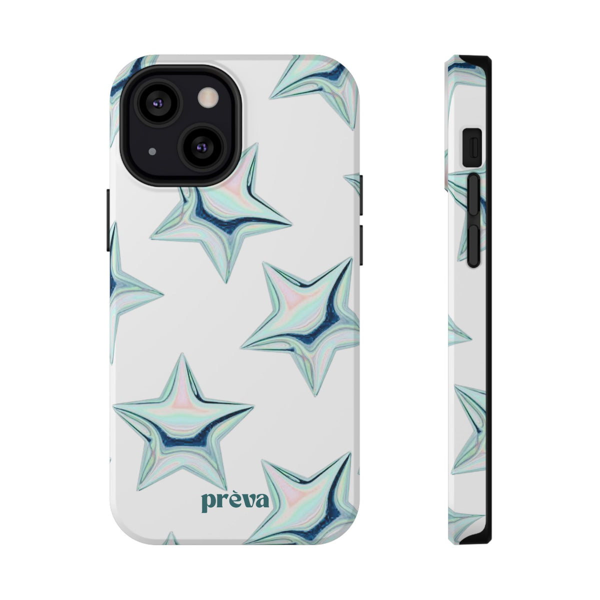 White Starburst Phone Case