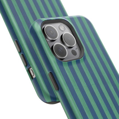 Green & Blue Stripes Phone Case