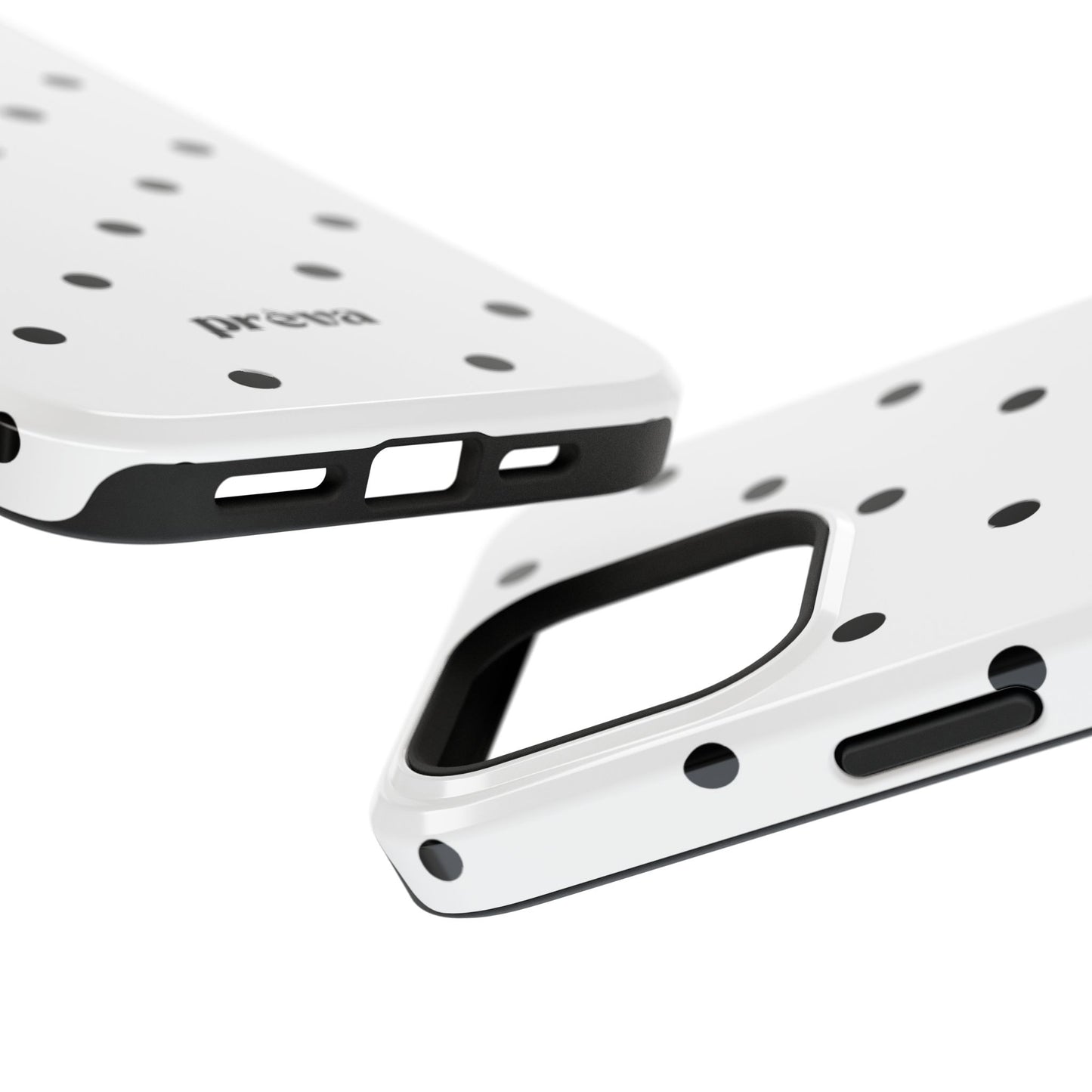 B&W polka dots Phone Case