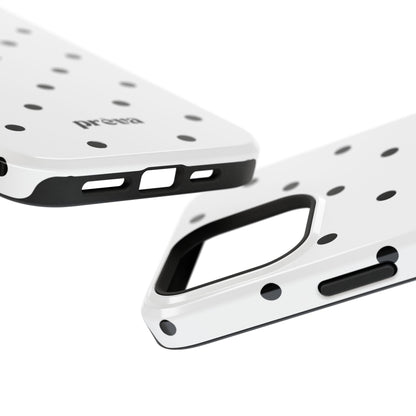 B&W polka dots Phone Case