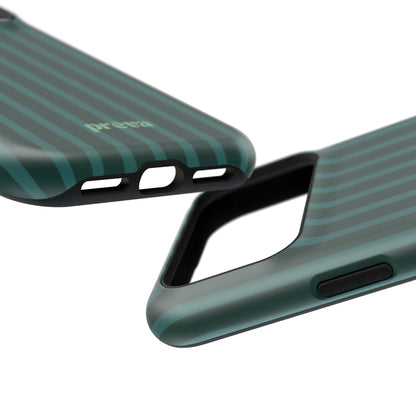 Striped Green Phone Case