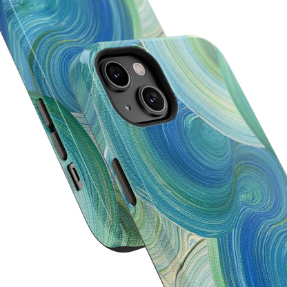 Swirling Ocean Impact-Resistant Phone Case
