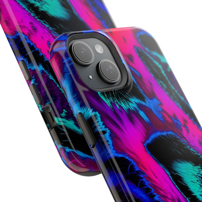 Neon Swirl Phone Case